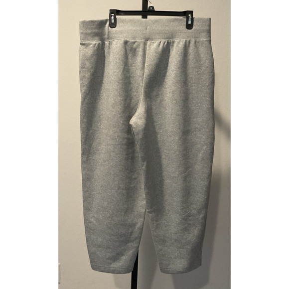 Nike Phoenix Fleece Pull On Jogger Oversize Pants Women Size XL Grey Stretch - Picture 3 of 9